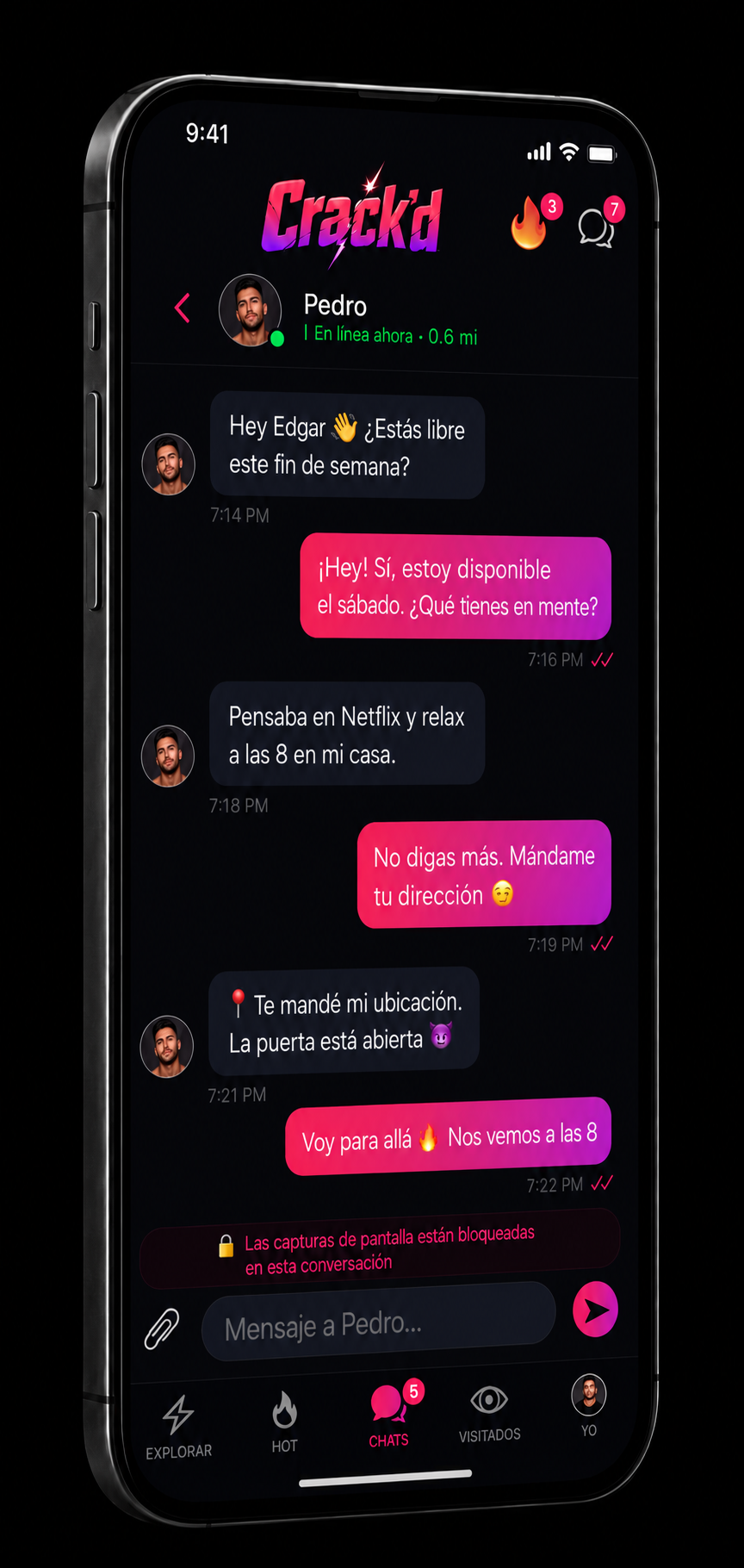 Vista de chat